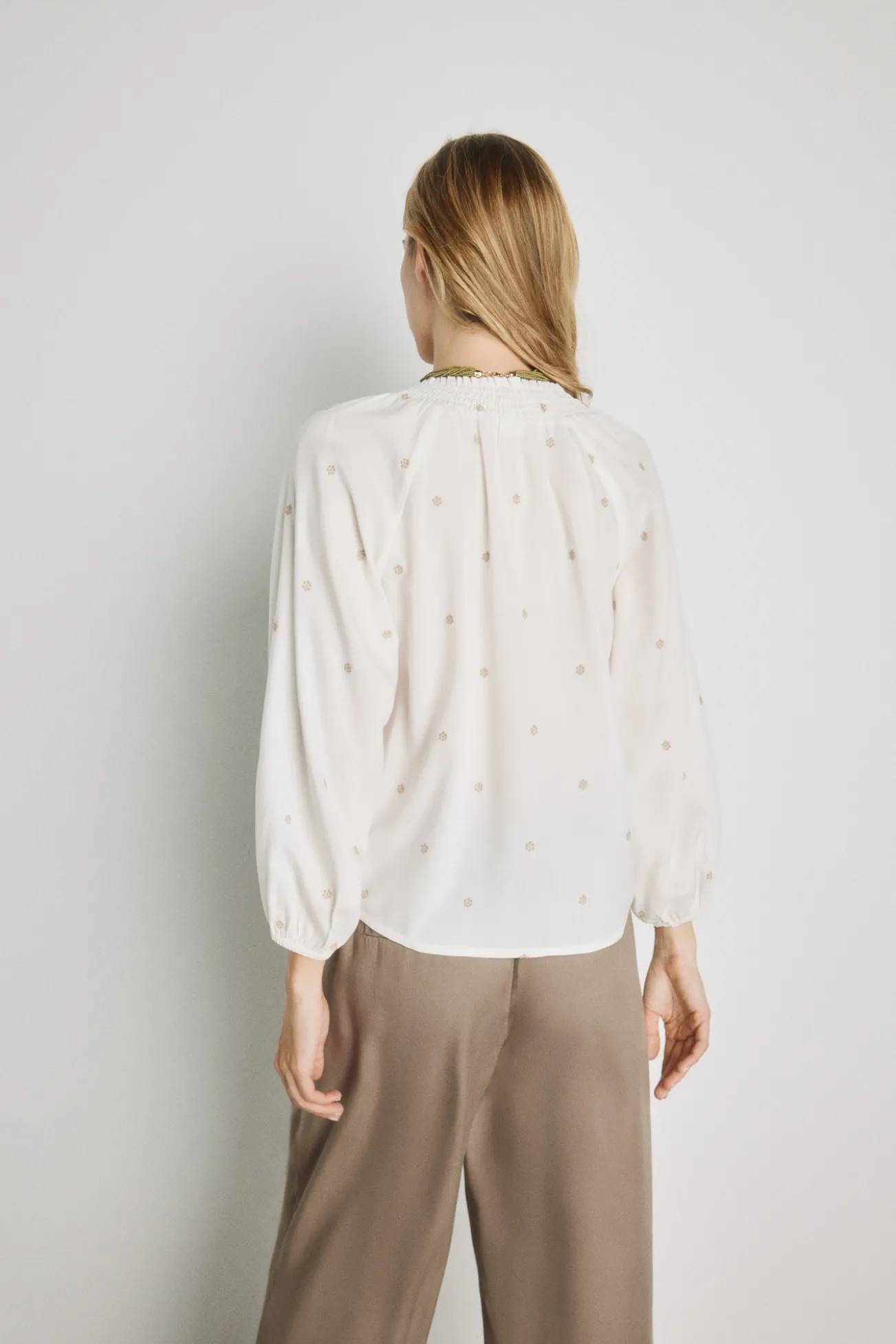 Blusa manga larga