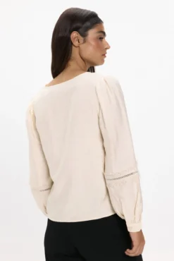 Blusa manga larga