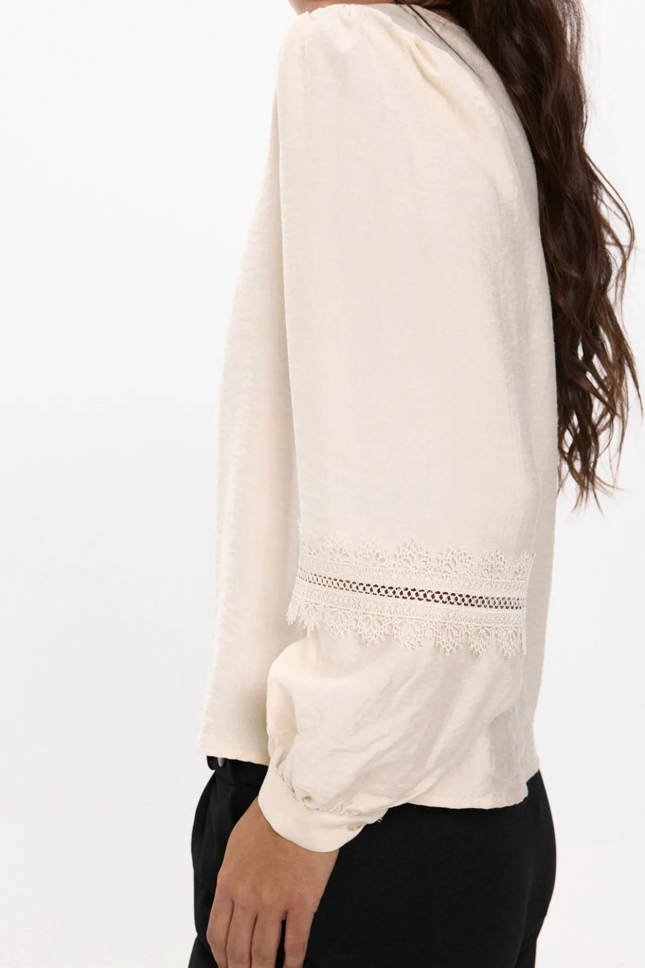 Blusa manga larga