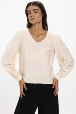Blusa manga larga