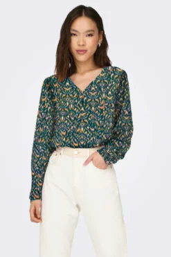 Blusa manga larga