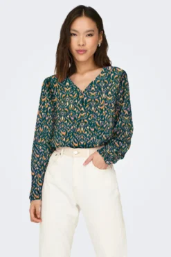 Blusa manga larga