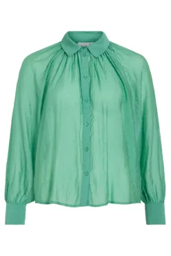 Blusa manga larga abullonada