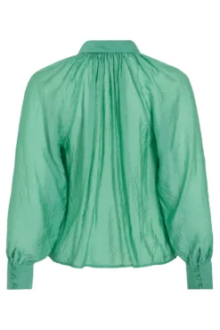 Blusa manga larga abullonada