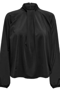 Blusa manga larga fluida