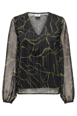 Blusa manga larga lurex