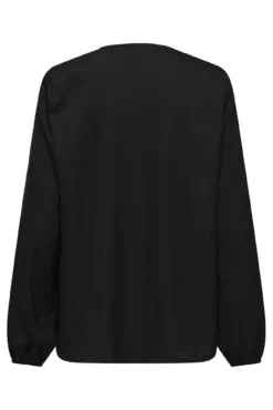 Blusa manga larga puño elástico