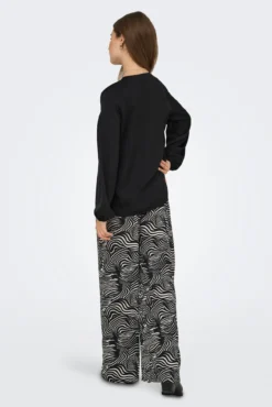 Blusa manga larga puño elástico