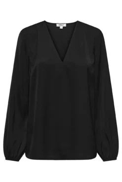 Blusa manga larga puño elástico