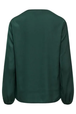 Blusa manga larga puño elástico