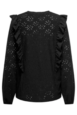 Blusa manga larga volantes maternity