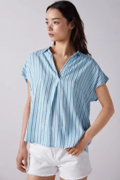Blusa polera estampada