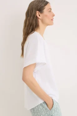 Blusa puntilla entredoses