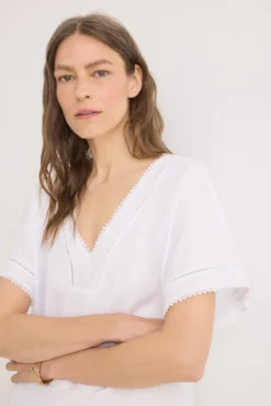 Blusa puntilla entredoses