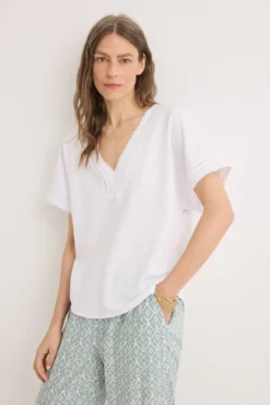 Blusa puntilla entredoses