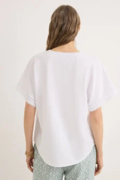 Blusa puntilla entredoses