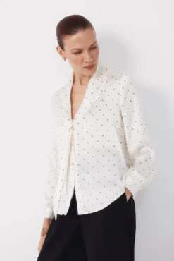 Blusa satinada lazada