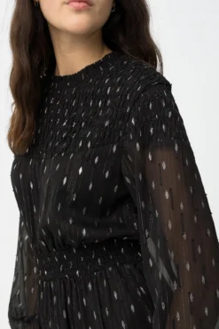 Blusa Semitransparente Drapead
