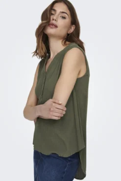 Blusa sin mangas