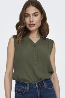 Blusa sin mangas