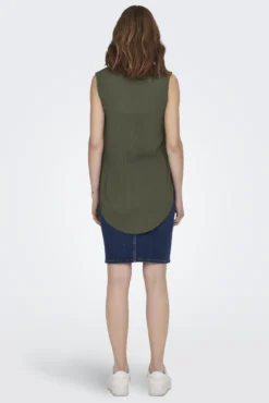 Blusa sin mangas