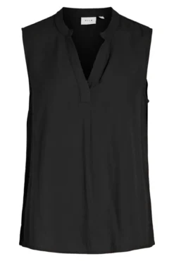 Blusa sin mangas cuello mao de viscosa