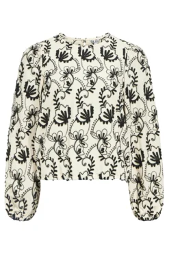 Blusa tejido bordado