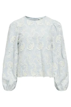 Blusa tejido bordado
