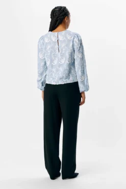 Blusa tejido bordado