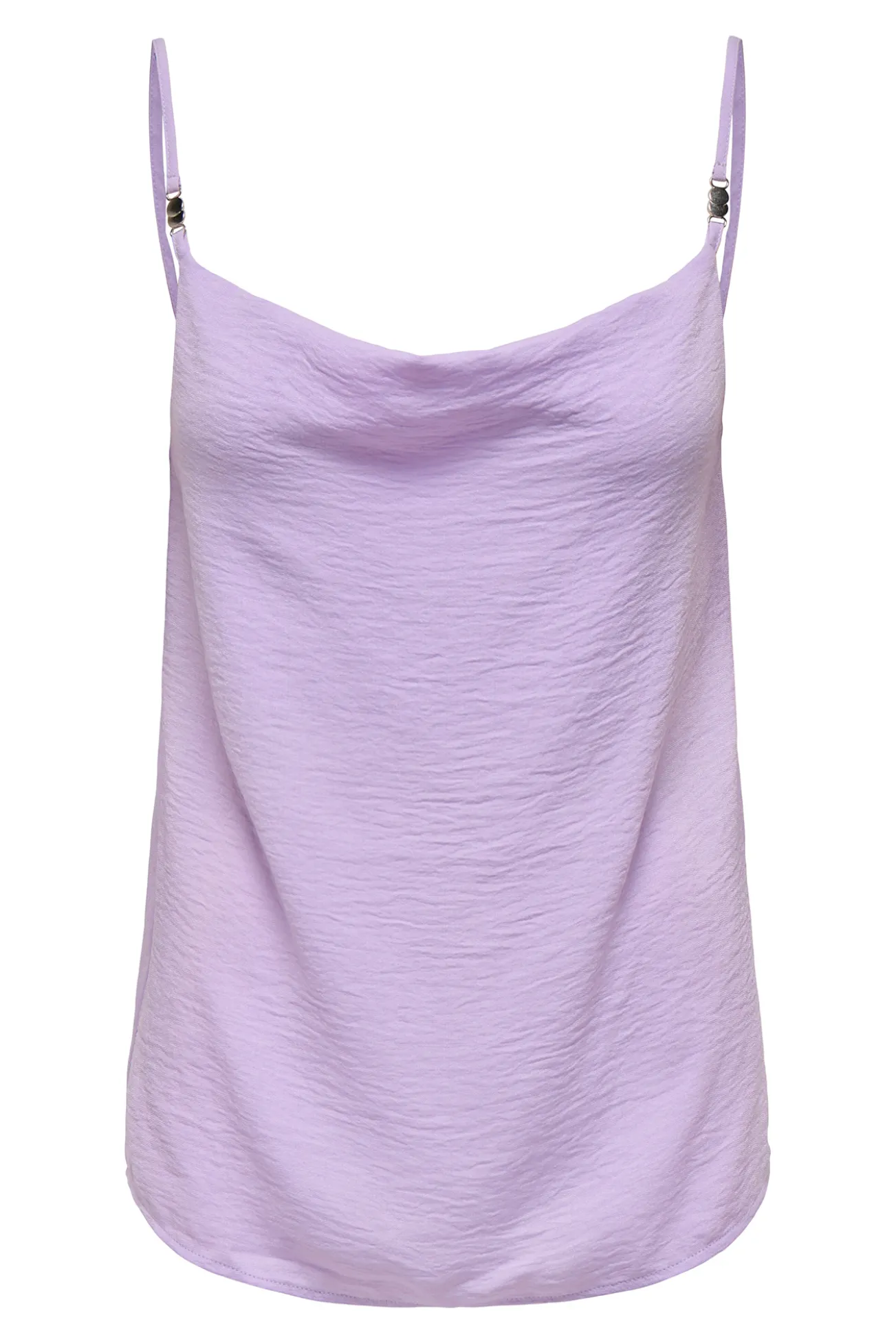 Blusa tirantes escote drapeado