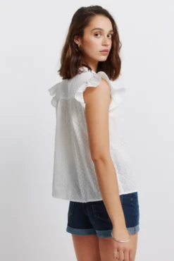 Blusa volantes plumeti