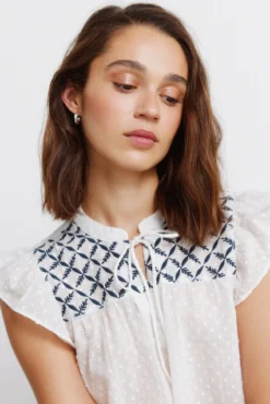 Blusa volantes plumeti