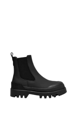 Botines chelsea de polipiel con suela track