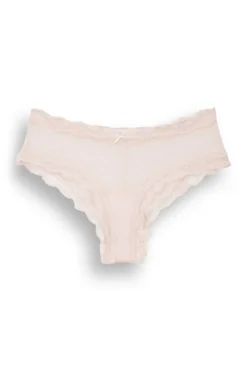 Braga ancha brasileña encaje rosa