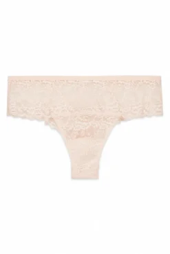 Braga ancha encaje rosa