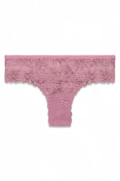 Braga ancha encaje rosa