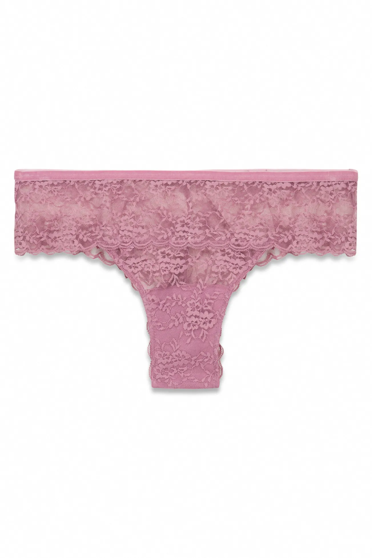 Braga ancha encaje rosa