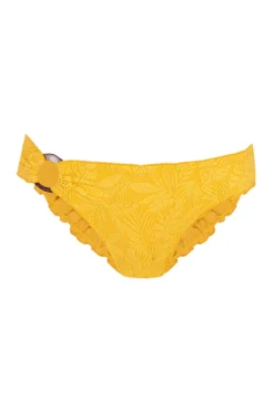 Braga bikini amarilla anilla lateral