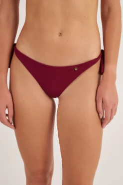 Braga bikini brasileña ajustable piqué