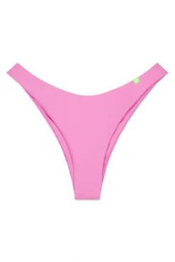 Braga bikini brasileña frunce naranja