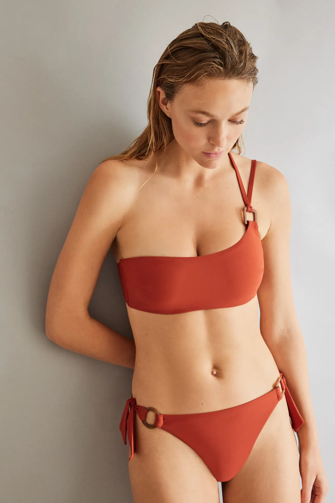 Braga bikini brasileña naranja