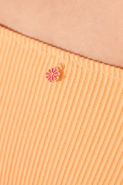 Braga bikini brasileña rib naranja