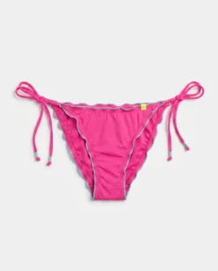 Braga bikini brasileña tiras rosa