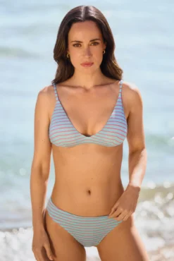 Braga bikini clásica estampada