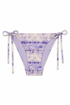 Braga bikini clásica estampado Tie Dye azul