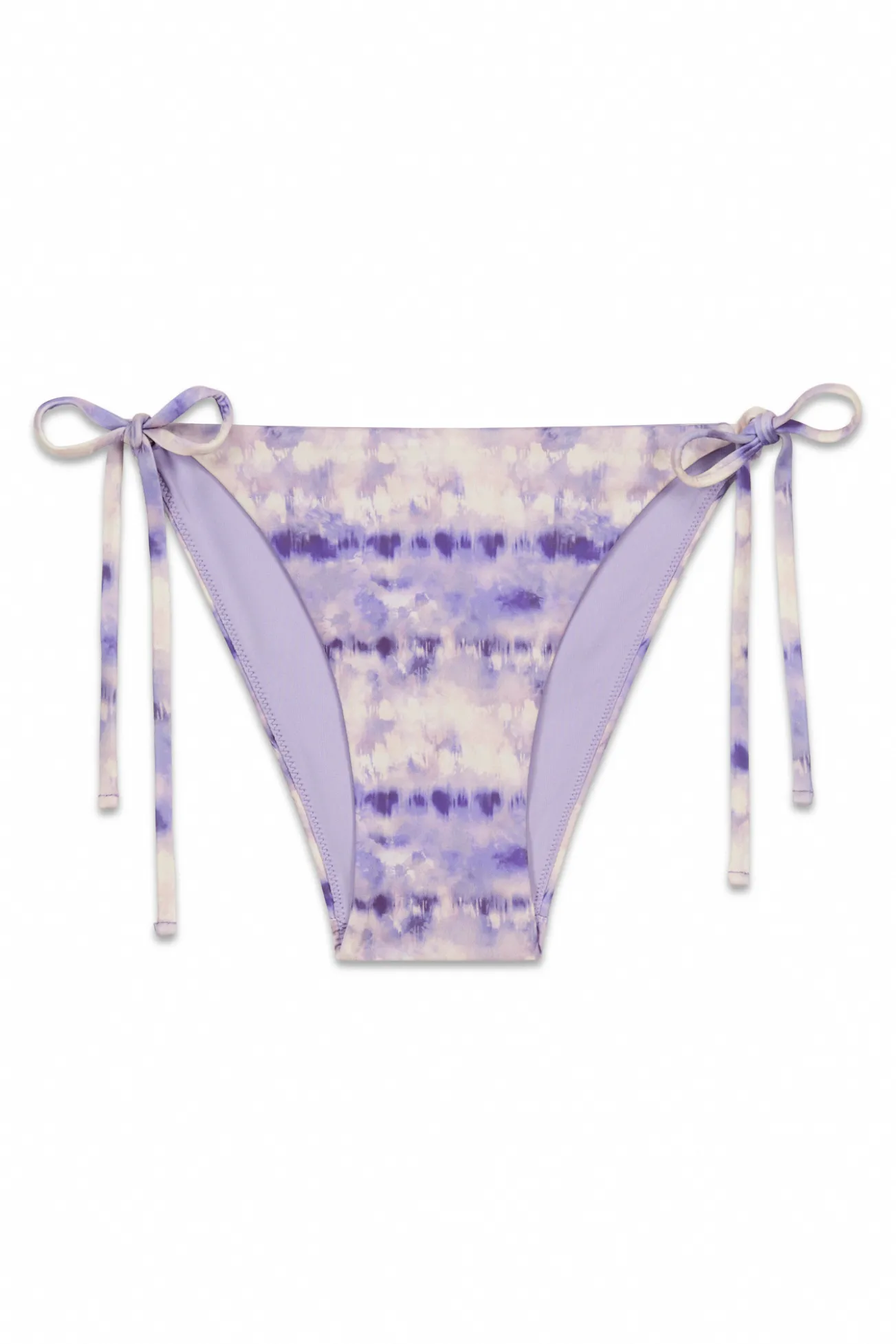 Braga bikini clásica estampado Tie Dye azul