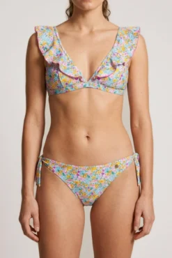 Braga bikini clásica floral