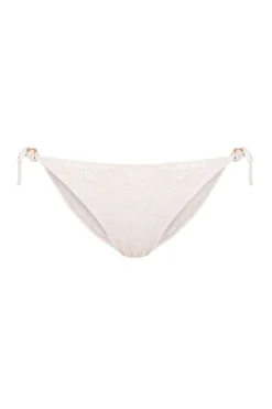 Braga bikini clásica lentejuelas blanco