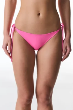 Braga bikini clásica lisa lazos