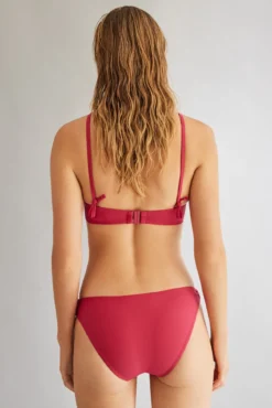 Braga bikini clásica rosa
